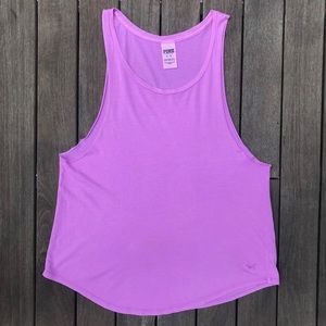 VS PINK Cutout Tank Purple
